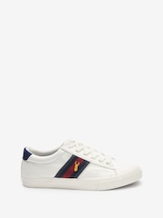 White Stripe Stag Trainers - Image 2 of 5