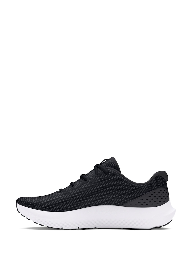 Under Armour Black/Grey Charged Surge Trainers - Image 2 of 5