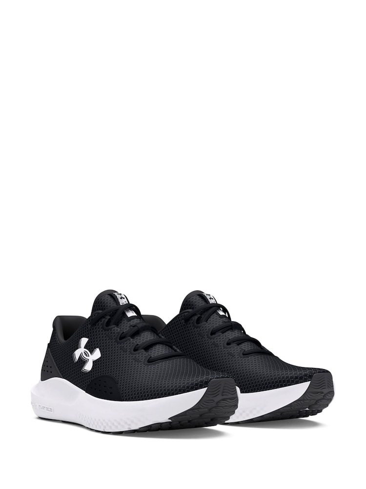 Under Armour Black/Grey Charged Surge Trainers - Image 3 of 5