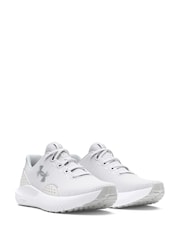 Under Armour White Ground Charged Surge Trainers - Image 3 of 5