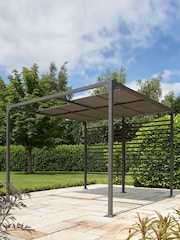 Rowlinson Grey Garden Florence Pergola 3x3m - Image 1 of 6