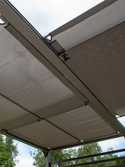Rowlinson Grey Garden Florence Pergola 3x3m - Image 5 of 6