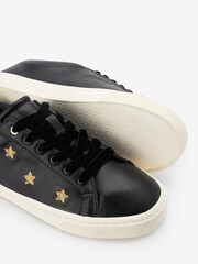 Schwarz/Gold - Forever Comfort® Turnschuhe mit besticktem Stern - Bild 6 von 6