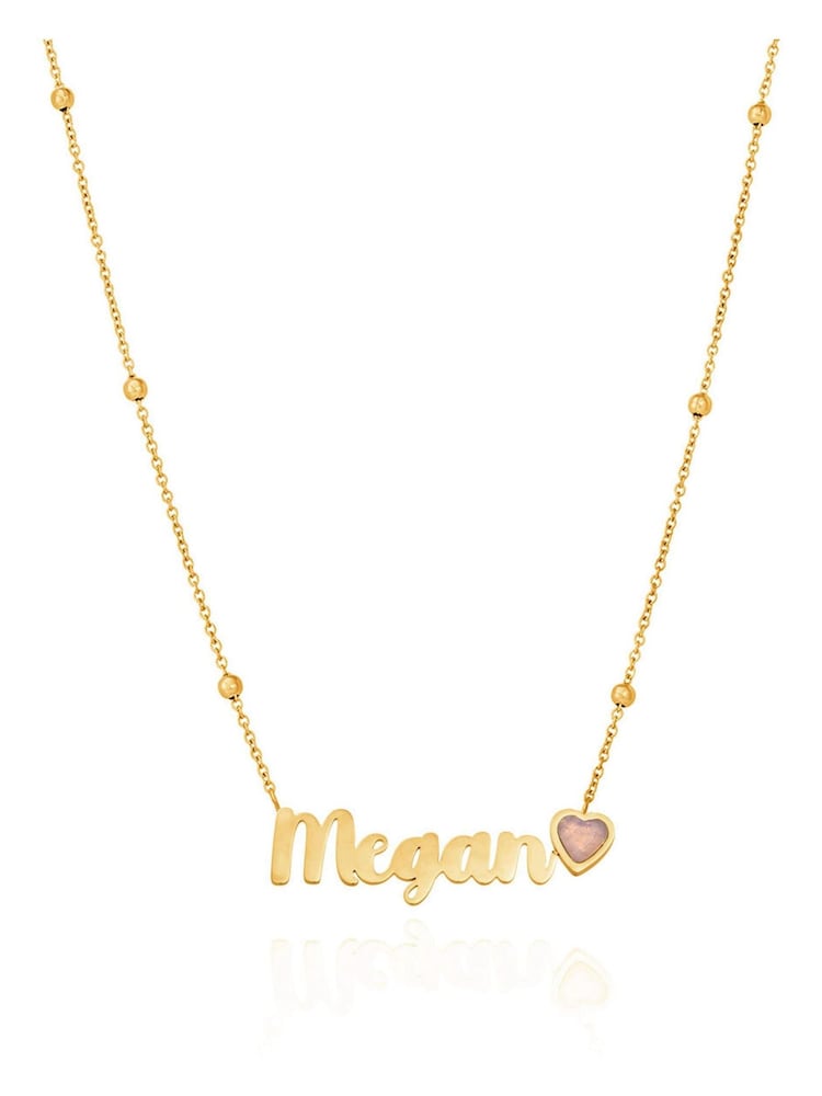 Abbott Lyon Birthstone Personalised Name Necklace - Image 1 of 4