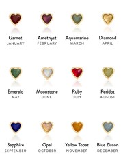 Abbott Lyon Birthstone Personalised Name Necklace - Image 4 of 4