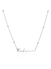 Abbott Lyon Sphere Chain Signature Personalised Name Necklace - Image 2 of 3