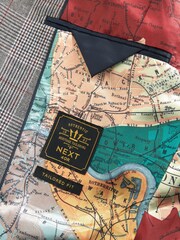 Grey Nova Fides Tailored Fit Check Suit Jacket - Image 11 of 13