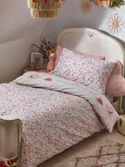 Woodland cvetlični zajček zajček 100% bombaž duvet pokrov - Slika 2 iz 5
