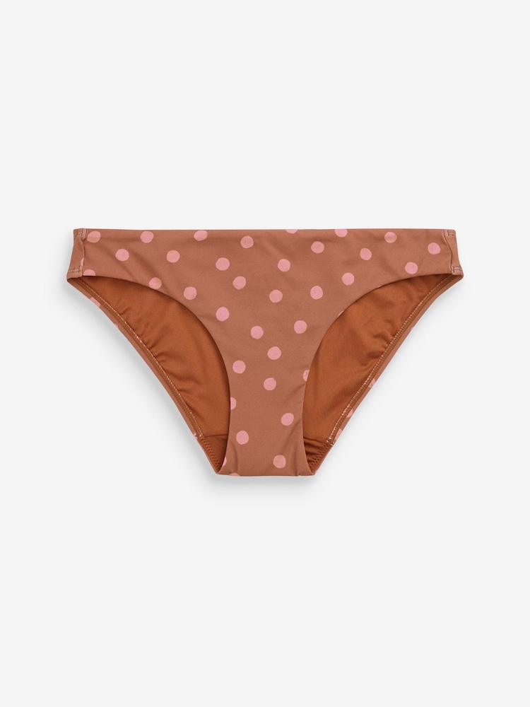 Hellbraun gepunktet - Figurformende Bikinihose - Bild 5 von 5 Hellbraun gepunktet - Figurformende Bikinihose - Bild 5 von 5
