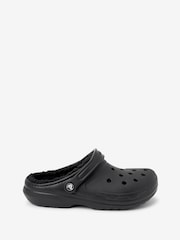 Crocs Black Classic Lined Clogs - Image 1 of 8