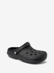 Crocs Black Classic Lined Clogs - Image 2 of 8
