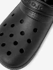 Crocs Black Classic Lined Clogs - Image 4 of 8