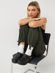 Crocs Black Classic Lined Clogs - Image 8 of 8