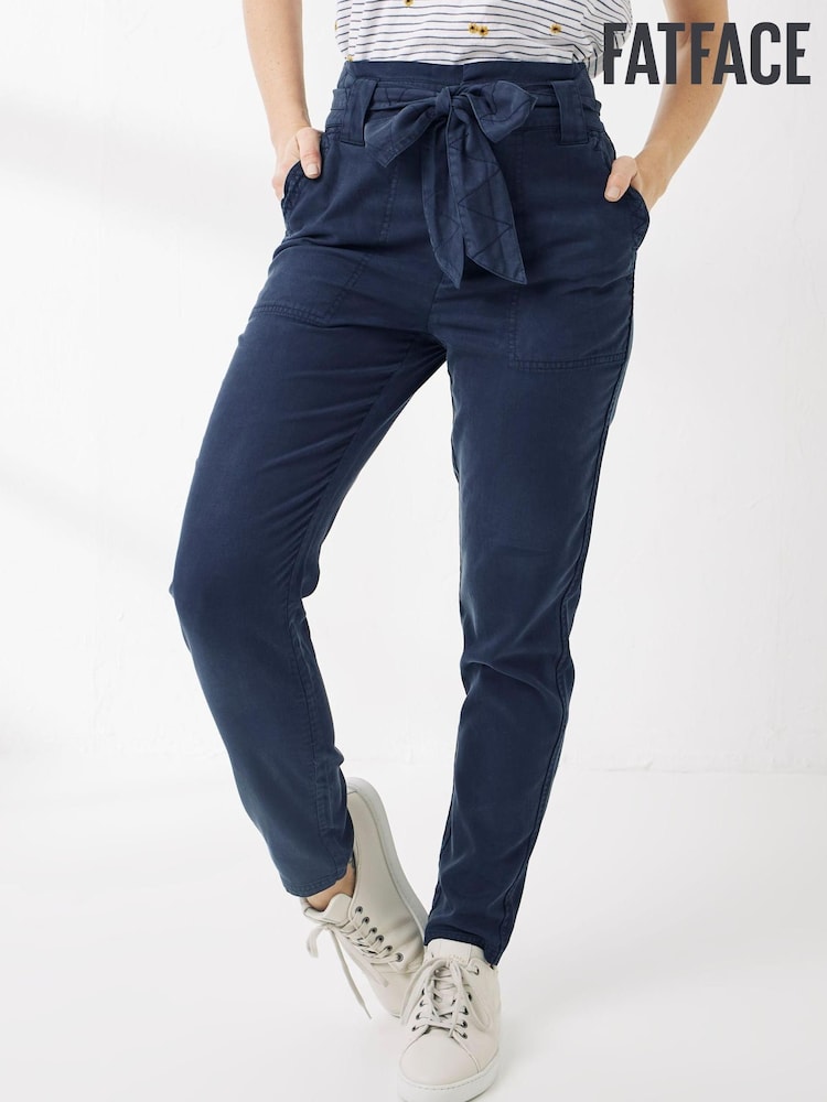 FatFace Paperbag-Hose, Blau - Bild 1 von 4 FatFace Paperbag-Hose, Blau - Bild 1 von 4