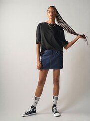 Rinse-Waschung, Blau - Own Jeans-Minirock mit besonders niedrigem Bund - Bild 3 von 6