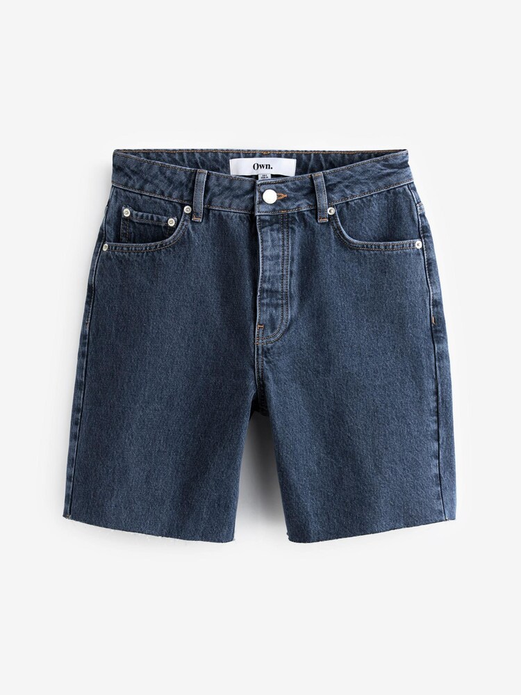 Tintenblau - Own Lange Denim-Shorts - Bild 1 von 1