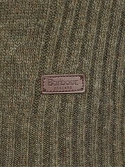 Barbour® Green Nelson Essential Half Zip Jumper - Image 7 of 8