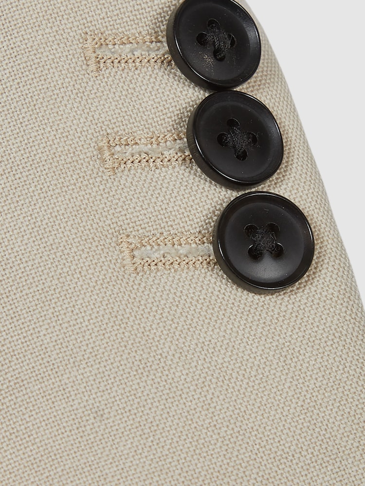 Однобортный шерстяной пиджак Reiss Fine Junior - Image 6 of 6