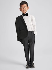 Reiss Black Hike Velvet Bow Tie - Image 3 of 5