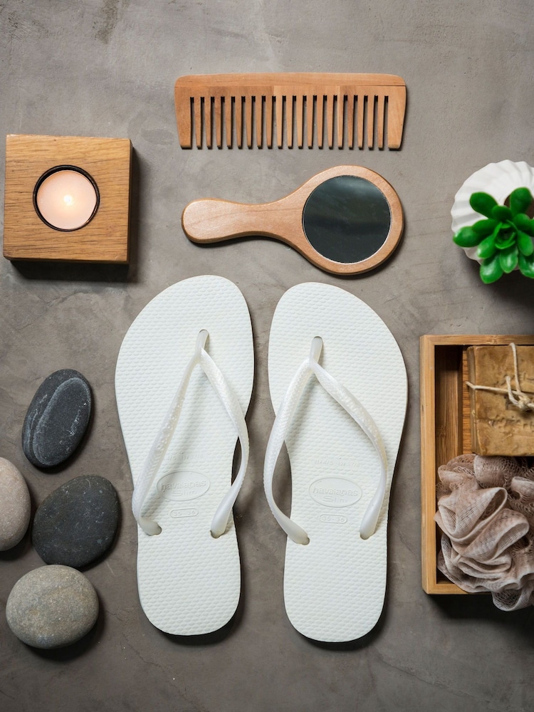 Blanco - Chanclas finas de Havaianas - Imagen 1 de 7 Blanco - Chanclas finas de Havaianas - Imagen 1 de 7
