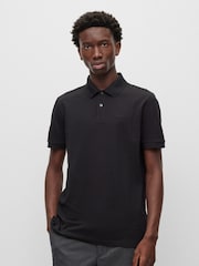 BOSS Black Pallas Pima Cotton Polo Shirt - Image 1 of 4