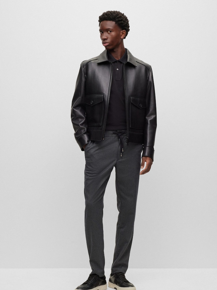 BOSS Black Pallas Pima Cotton Polo Shirt - Image 2 of 4