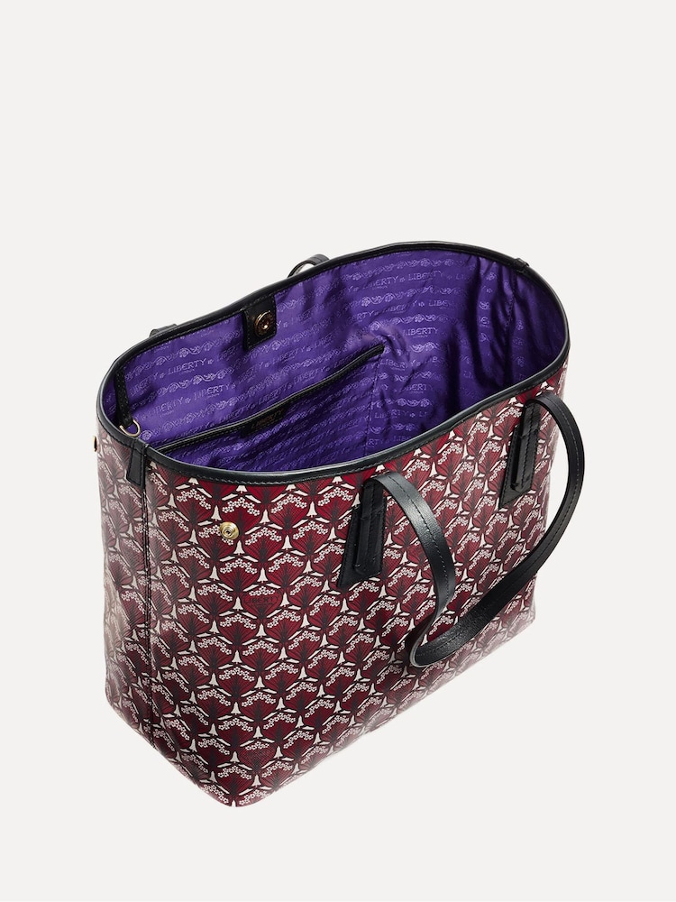 Liberty Marlborough Purple Tote Bag - Image 4 of 4