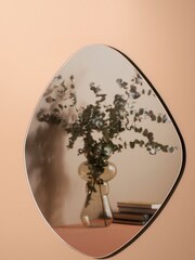 pt, Grey Organic Mirror - Image 1 of 4