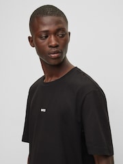 Schwarz - Boss Relaxed Fit TChup Stretch Baumwolle T-Shirt - Bild 4 von 7