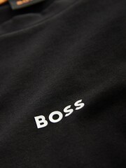 Schwarz - Boss Relaxed Fit TChup Stretch Baumwolle T-Shirt - Bild 6 von 7