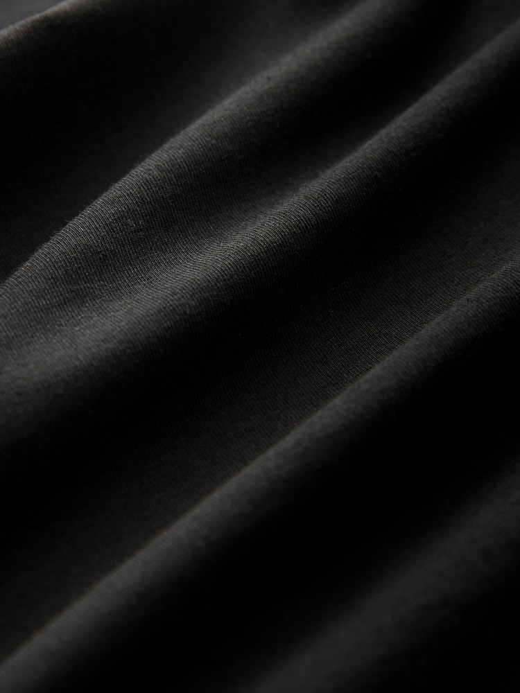 Schwarz - Boss Relaxed Fit TChup Stretch Baumwolle T-Shirt - Bild 7 von 7