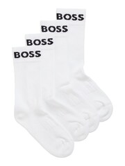 BOSS White Sport Socks 2 Pack - Image 1 of 5
