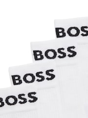 BOSS White Sport Socks 2 Pack - Image 4 of 5