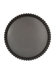 Luxe Grey 25cm Loose Base Fluted Quiche Pan - Image 4 of 4
