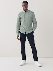Green Stripe Long Sleeve Shirt - Image 4 of 6
