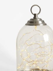 Brushed Chrome Battery Operated Cloche Feature Light - Image 7 of 8
