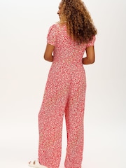 Sugarhill Brighton Red Rainbow Daisies Kalisha Jumpsuit - Image 2 of 4