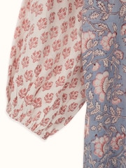 Ophelia and Indigo Pink/Blue Molly Long Sleeve Dress - Image 5 of 5