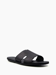 Dune London Black Incense Saffiano Emboss Sandals - Image 4 of 6