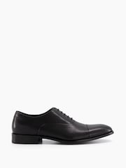 Dune London Black Standard Fit Secrecy Oxford Toe Cap Lace-Up Shoes - Image 3 of 6