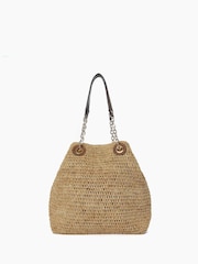 Dune London Natural Destination Large Straw Shopper Bag - Image 2 of 5