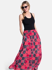 Hot Squash Womens Chiffon Maxi Skirt - Image 1 of 4