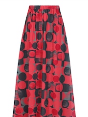 Hot Squash Womens Chiffon Maxi Skirt - Image 4 of 4