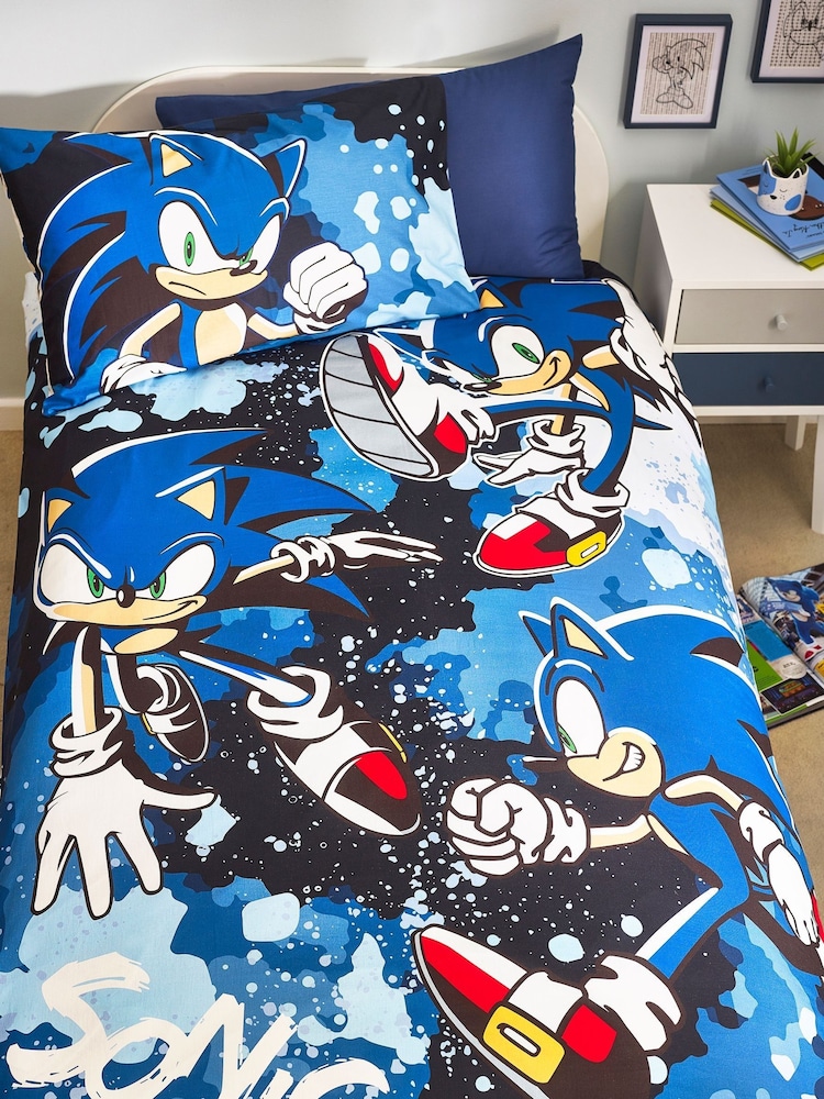 Reversible 100% Cotton Duvet Cover And Pillowcase Set - صورة 1 من 11 Reversible 100% Cotton Duvet Cover And Pillowcase Set - صورة 1 من 11
