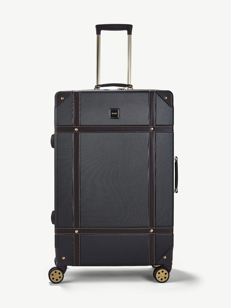 Rock Luggage Large Vintage Suitcase - Image 2 of 7