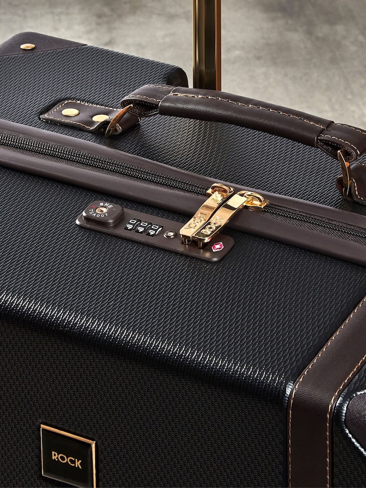 Rock Luggage Large Vintage Suitcase - Image 6 of 7