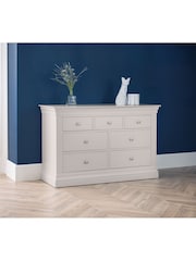 Julian Bowen Grey Clermont 7 Drawer Chest - Image 1 of 4