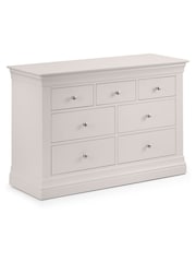 Julian Bowen Grey Clermont 7 Drawer Chest - Image 2 of 4