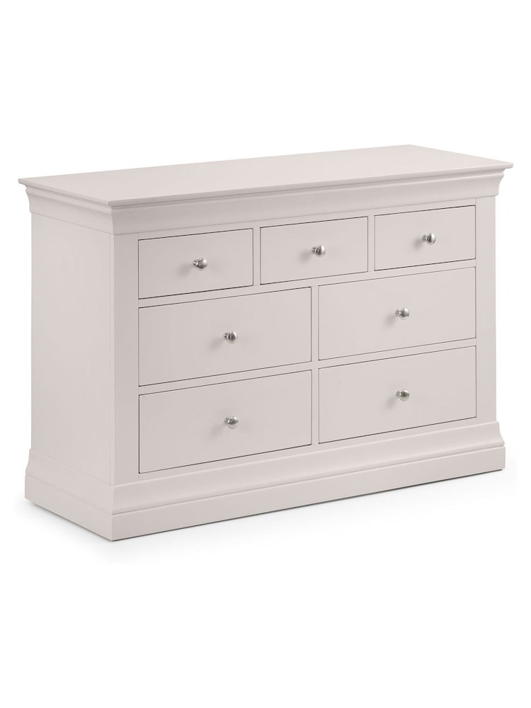 Julian Bowen Grey Clermont 7 Drawer Chest - Image 2 of 4