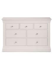 Julian Bowen Grey Clermont 7 Drawer Chest - Image 3 of 4